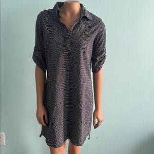 Pure Amici Black and White Patterned Dress size M